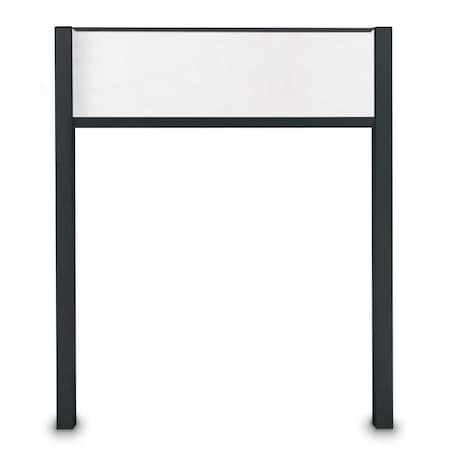 United Visual Products Corkboard, Single Door, Radius Frame, 24x36", Black/Natural Tan Cork UV7001-BLACK-CORK